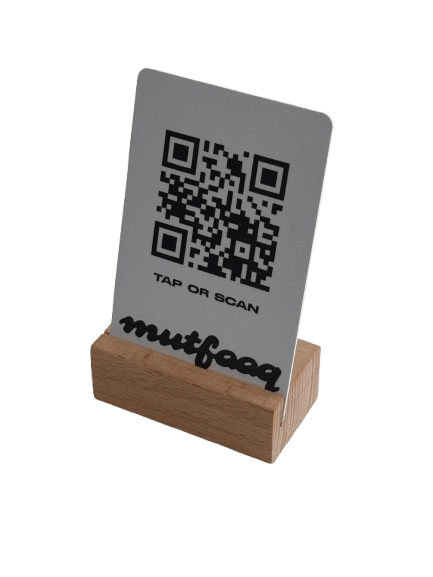 QR code table stand